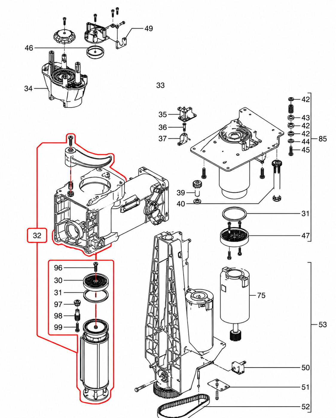 Delonghi kafijas pagatavošanas bloks 7313251441 ESAM / EAM / ECA - Image 6