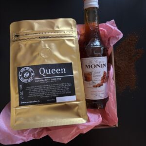 Kafijas komplekts "Sāļās karameles valdzinājums" malta kafija 250g